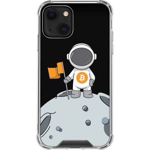 Bitcoin Astronaut iPhone 13 Mini Clear Case