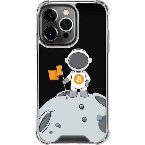Bitcoin Astronaut iPhone 13 Pro Clear Case
