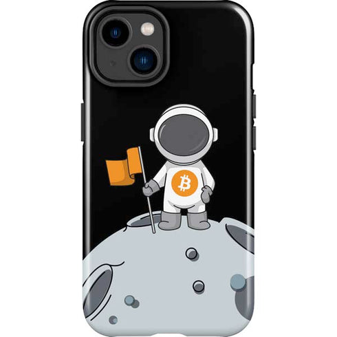Bitcoin Astronaut iPhone 14 Plus Impact Case