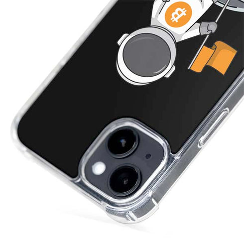 Bitcoin Astronaut iPhone 15 Plus MagSafe Case