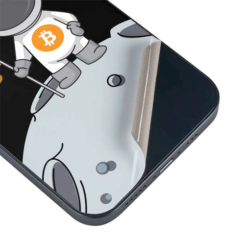 Bitcoin Astronaut iPhone 14 Plus Skin