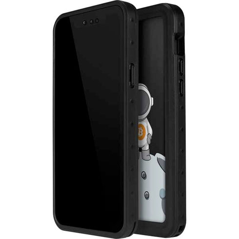 Bitcoin Astronaut iPhone 14 Pro Max Waterproof Case