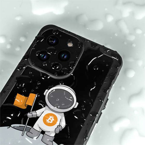 Bitcoin Astronaut iPhone 14 Pro Max Waterproof Case