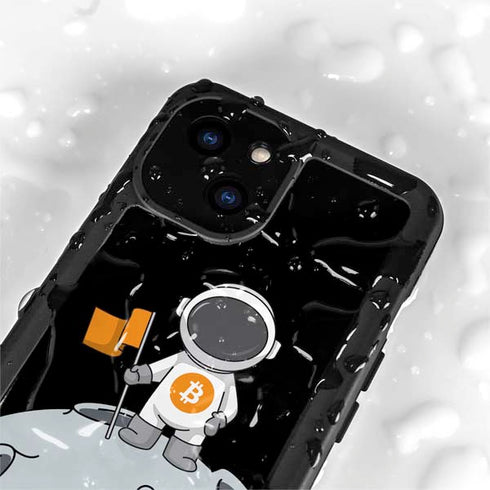 Bitcoin Astronaut iPhone 15 Waterproof Case