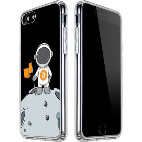 Bitcoin Astronaut iPhone SE (2nd & 3rd Gen) Clear Case