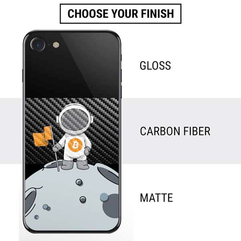 Bitcoin Astronaut iPhone SE (2nd & 3rd Gen) Skin