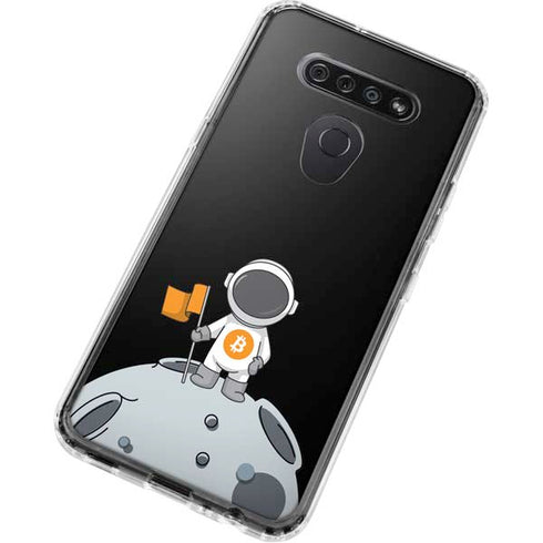 Bitcoin Astronaut LG K51/Q51 Clear Case