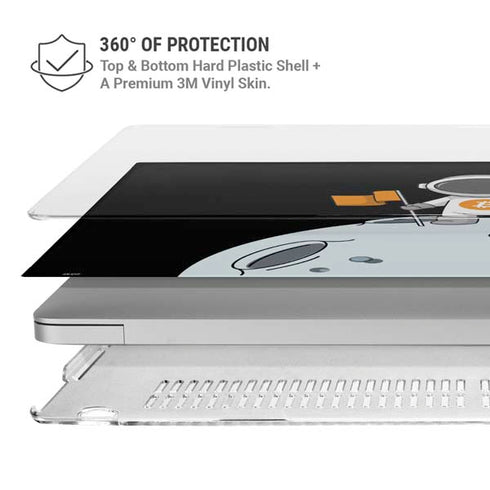 Bitcoin Astronaut MacBook Air 13in M1 (2021) Case plus Skin