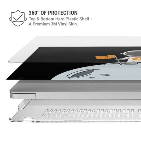 Bitcoin Astronaut MacBook Air 15in (2023-2025) Case plus Skin