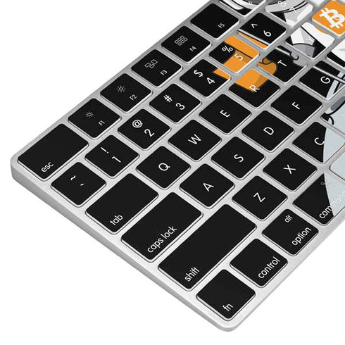 Bitcoin Astronaut Magic Keyboard Skin