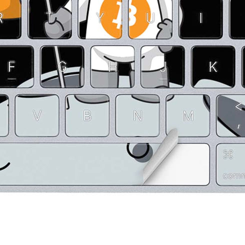 Bitcoin Astronaut Magic Keyboard Skin