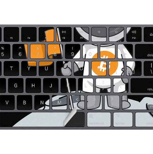 Bitcoin Astronaut Magic Keyboard with Numeric Keypad Skin