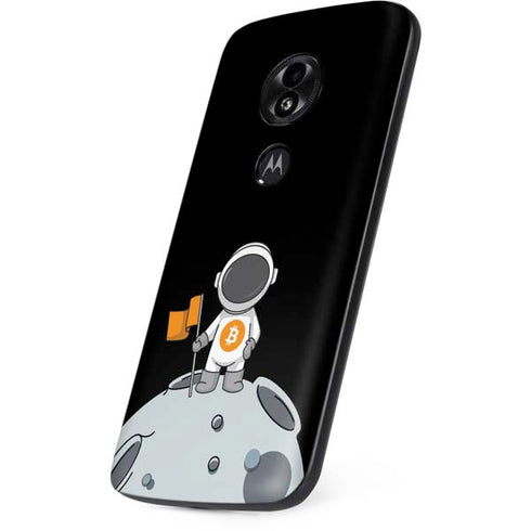 Bitcoin Astronaut Moto E5 Play Skin