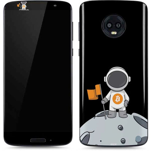 Bitcoin Astronaut Moto G6 Skin