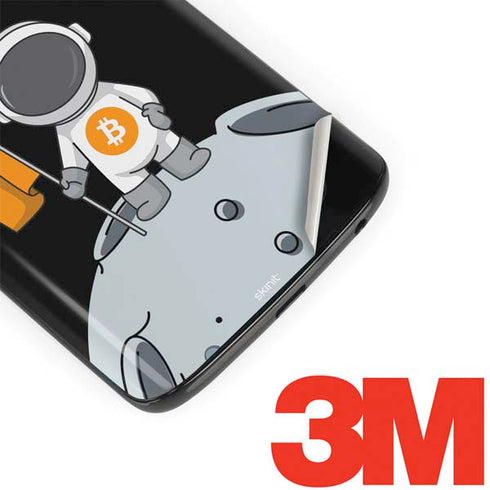 Bitcoin Astronaut Moto G6 Skin