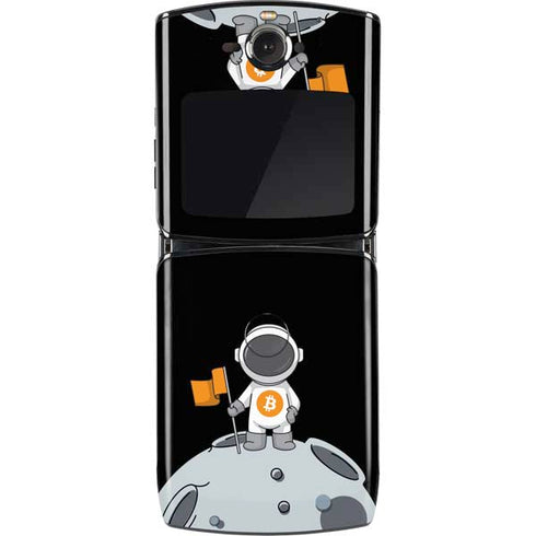 Bitcoin Astronaut Motorola RAZR Skin