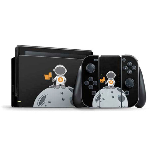 Bitcoin Astronaut Nintendo Switch Bundle Skin