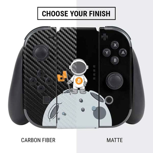 Bitcoin Astronaut Nintendo Switch Bundle Skin