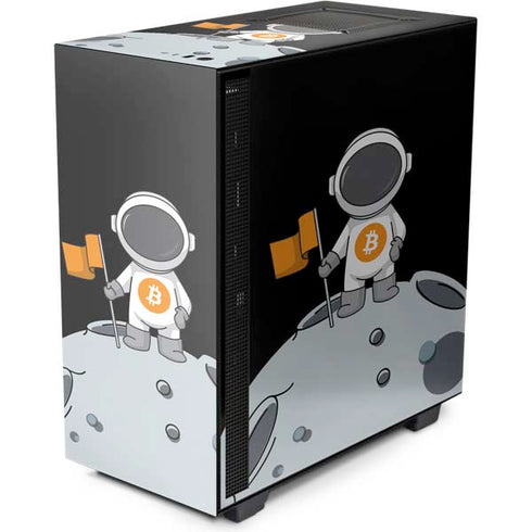 Bitcoin Astronaut NZXT H510 Compact ATX Mid-Tower Case Skin