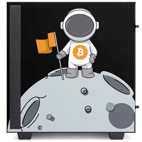 Bitcoin Astronaut NZXT H510 Compact ATX Mid-Tower Case Skin