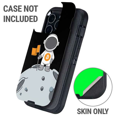 Bitcoin Astronaut Otterbox Defender iPhone Skin