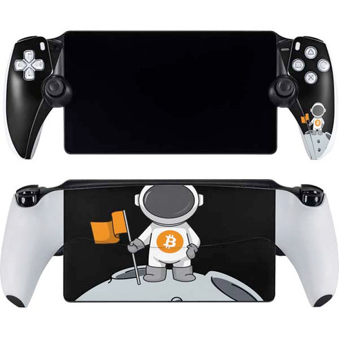 Bitcoin Astronaut PlayStation Portal Remote Player Skin