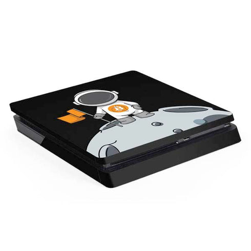 Bitcoin Astronaut PS4 Slim Skin