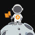 Bitcoin Astronaut PS4 Slim Skin