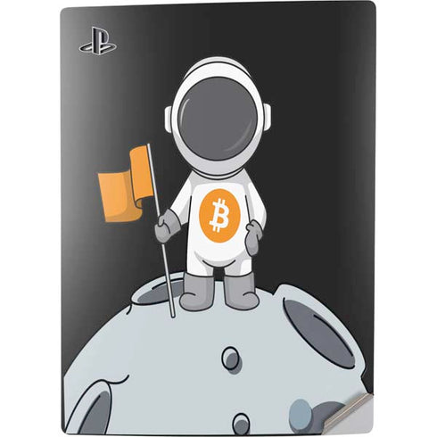 Bitcoin Astronaut PS5 Digital Edition Console Skin