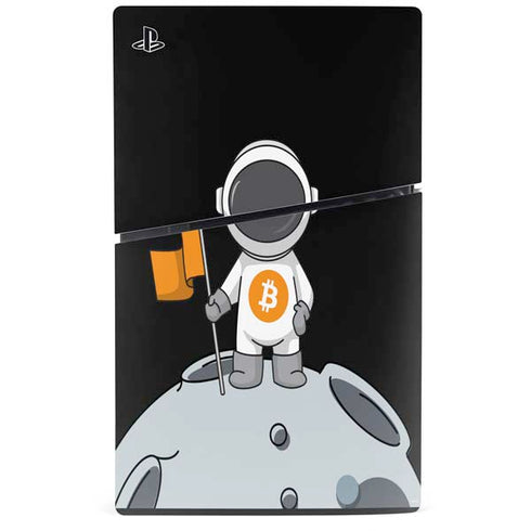 Bitcoin Astronaut PS5 Slim Disk Bundle Skin