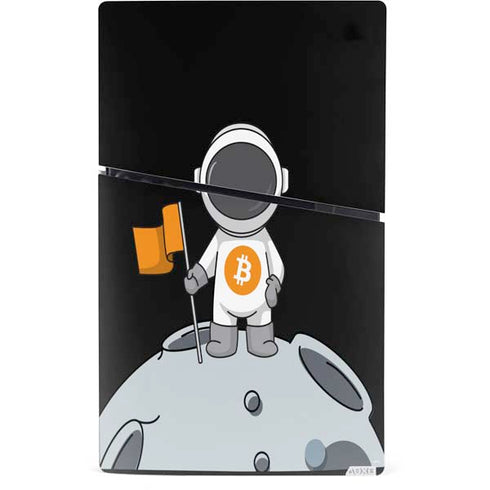 Bitcoin Astronaut PS5 Slim Digital Edition Bundle Skin