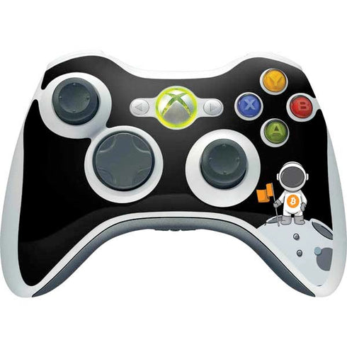 Bitcoin Astronaut Xbox 360 Wireless Controller Skin