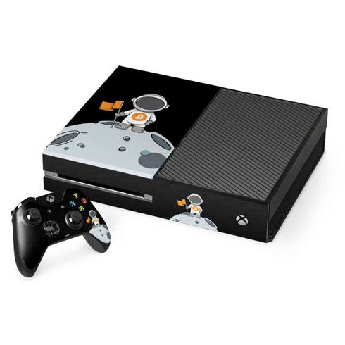 Bitcoin Astronaut Xbox One Console and Controller Bundle Skin