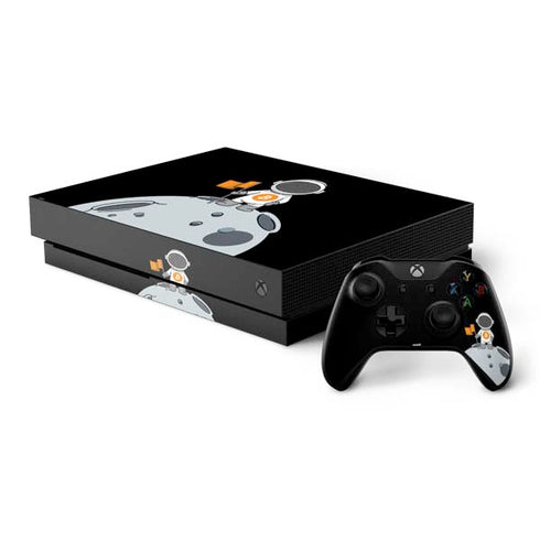 Bitcoin Astronaut Xbox One X Bundle Skin