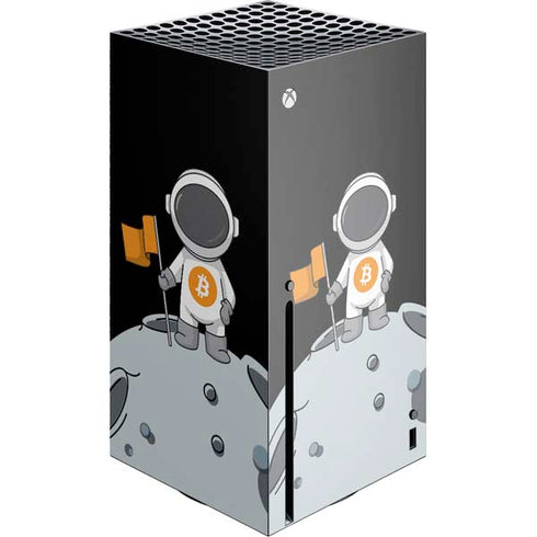 Bitcoin Astronaut Xbox Series X Console Skin