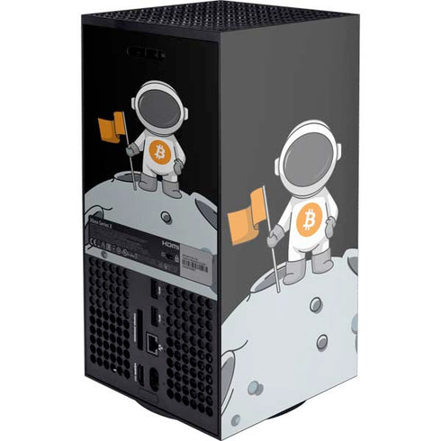 Bitcoin Astronaut Xbox Series X Console Skin