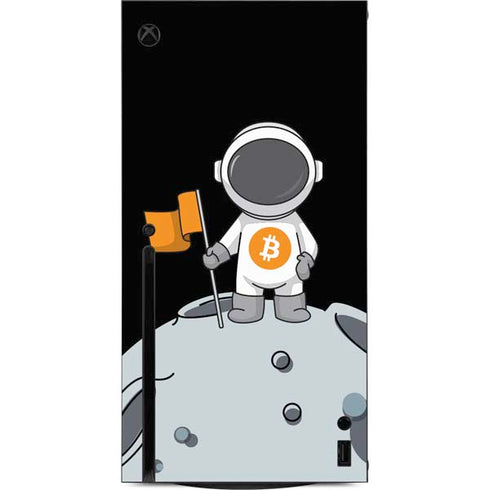 Bitcoin Astronaut Xbox Series X Console Skin