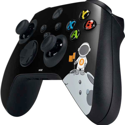 Bitcoin Astronaut Xbox Series X Controller Skin