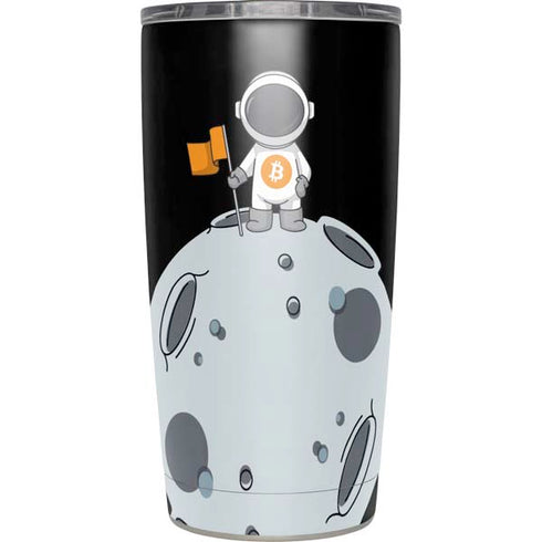 Bitcoin Astronaut Yeti 20oz Tumbler Skin