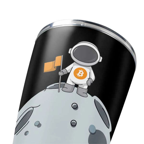 Bitcoin Astronaut Yeti 20oz Tumbler Skin