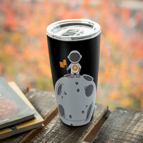 Bitcoin Astronaut Yeti 20oz Tumbler Skin