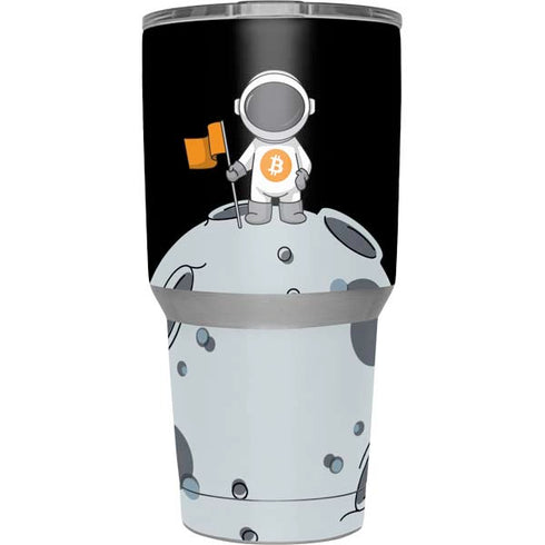 Bitcoin Astronaut Yeti 30oz Rambler Tumbler Skin
