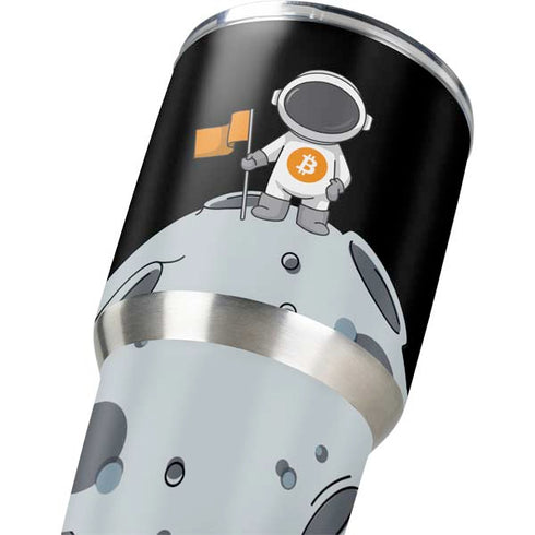 Bitcoin Astronaut Yeti 30oz Rambler Tumbler Skin