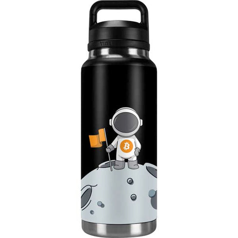Bitcoin Astronaut YETI Rambler 36oz Bottle Skin