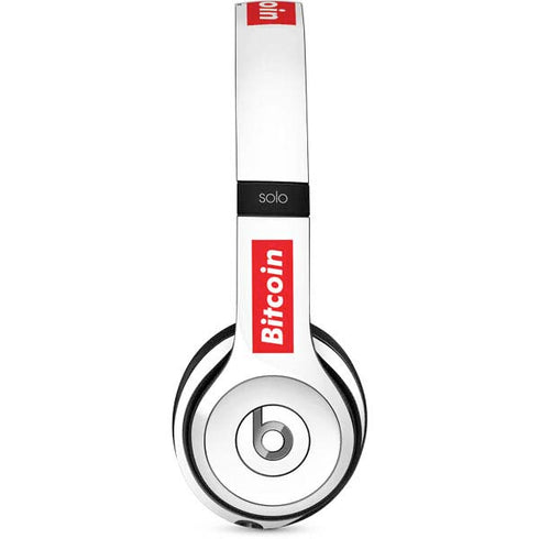 Bitcoin Crypto Beats Solo 2 Wired Skin