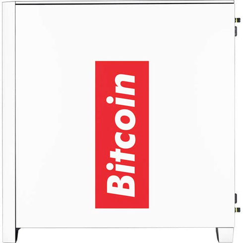 Bitcoin Crypto Corsair 4000D Tempered Glass Mid-Tower ATX Case Skin