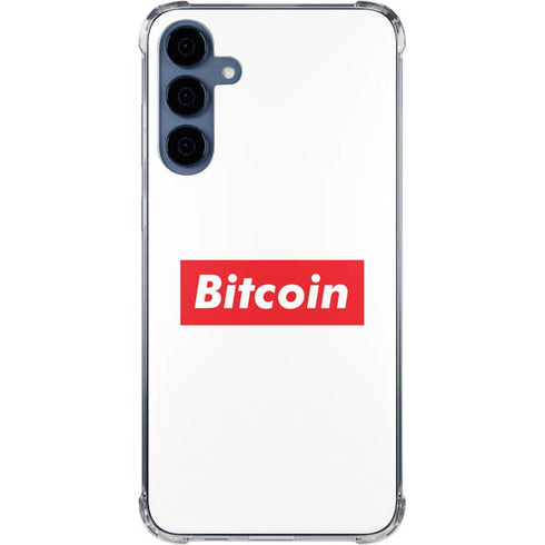 Bitcoin Crypto Galaxy S24 Clear Case
