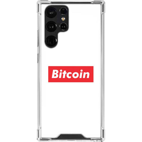 Bitcoin Crypto Galaxy S24 Ultra Clear Case