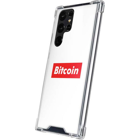 Bitcoin Crypto Galaxy S24 Ultra Clear Case