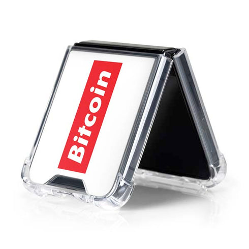 Bitcoin Crypto Galaxy Z Flip5 5G Clear Case